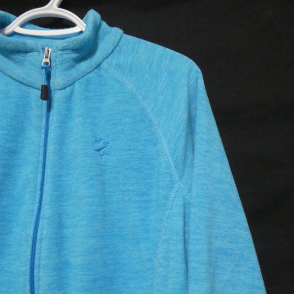 IZOD PERFORMANCE | large | Full-Zip Blue Fleece Lightweight Jacket - Picture 5 of 16